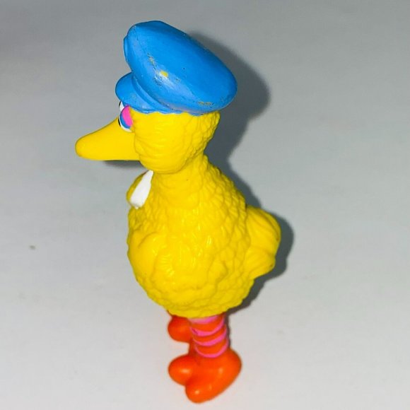 Muppets Inc Tara Toy Big Bird Sesame Street Muppet Yellow Blue Hat Kids Toy - Picture 3 of 5